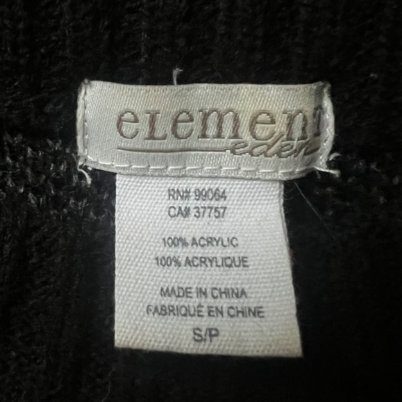 Element Eden long sleeve sweater fit and flare dress in gray and black. Size S - Picture 8 of 9